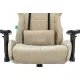 Кресло игровое Бюрократ VIKING KNIGHT LT21 FABRIC песочный крестовина металл. Фото товара с разных ракурсов.